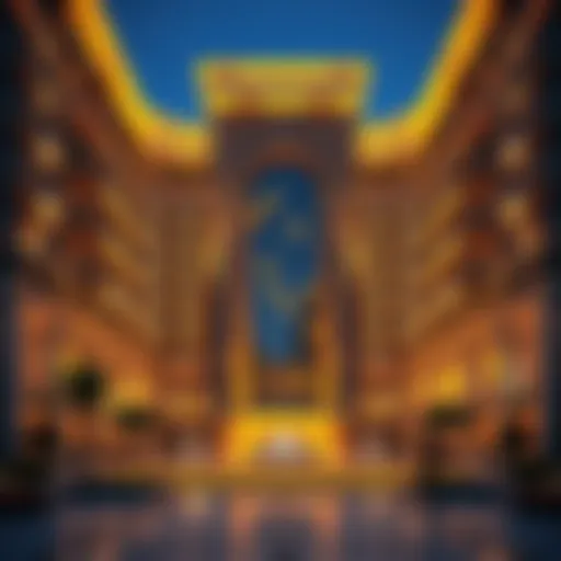 Stunning architectural design of Al Fahad Plaza