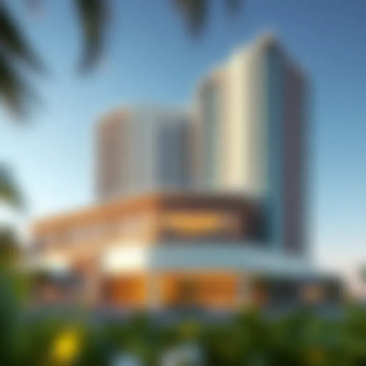 Luxurious exterior of Al Fahad Plaza showcasing modern architecture