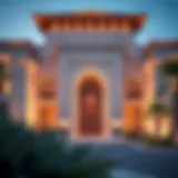 Architectural design of Al Khail Gate