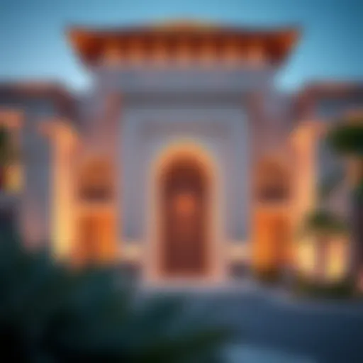 Architectural design of Al Khail Gate