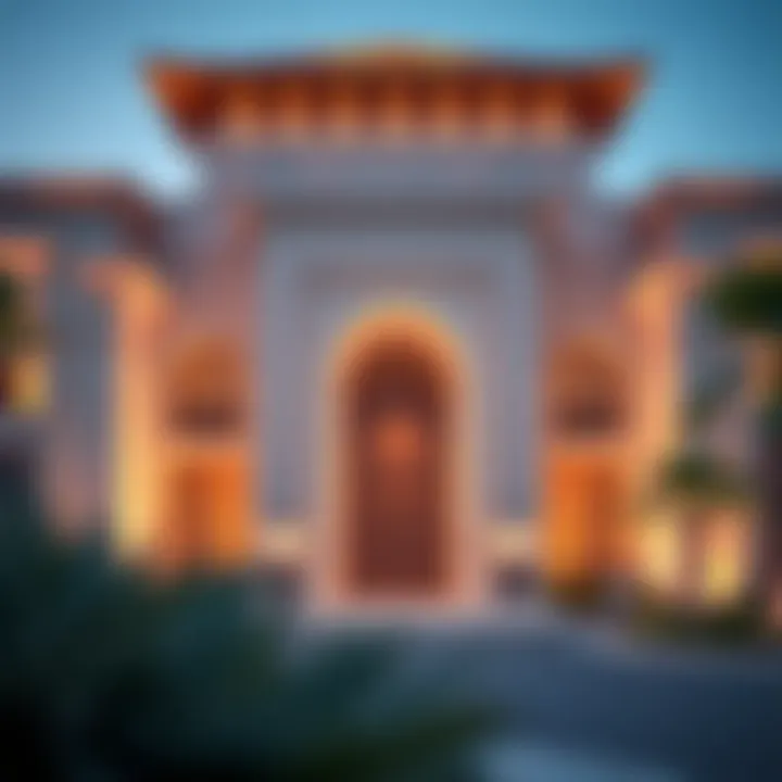 Architectural design of Al Khail Gate