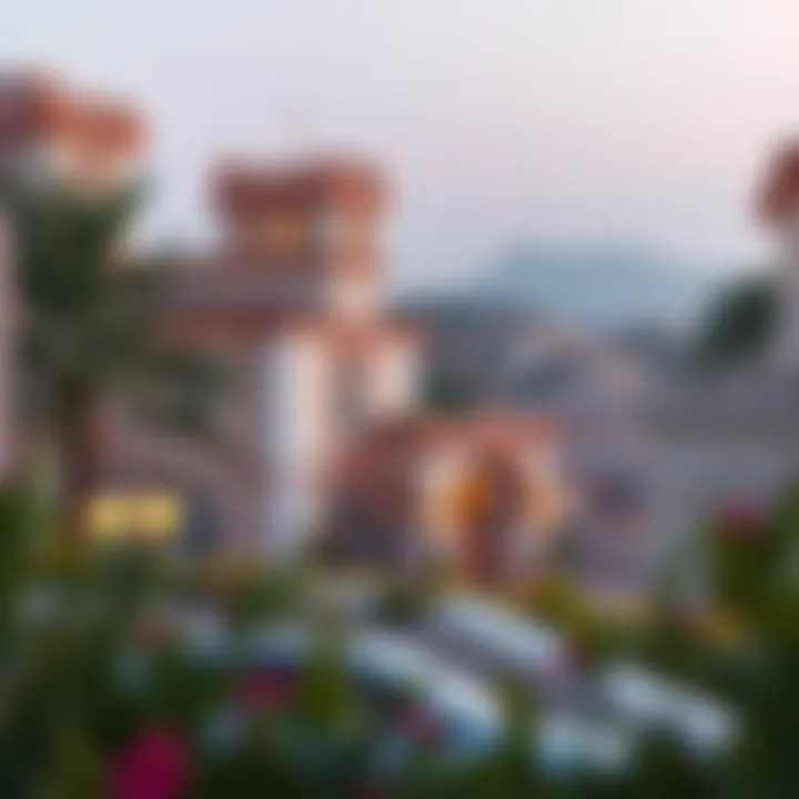 View of the neighborhood surrounding Al Khail Gate