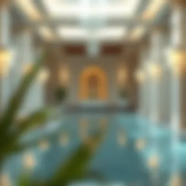 Spa amenities showcasing wellness offerings