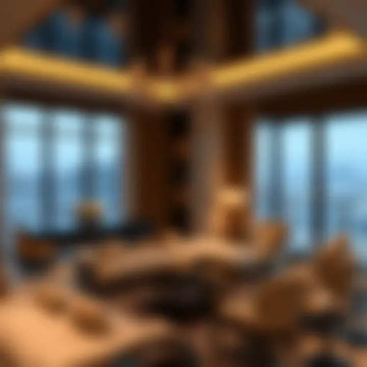 Luxurious interior design of a residence