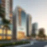 Stunning facade of Al Raha Building