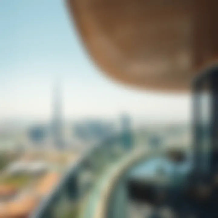 Breathtaking Views from Al Telal 5 Panoramic view of Dubai skyline from Al Telal 5 balcony