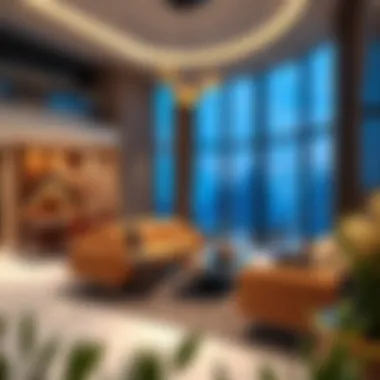 Luxurious interior of a modern apartment in Al Warqa