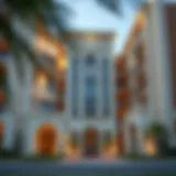 Stunning luxury apartment exterior in Al Warqa