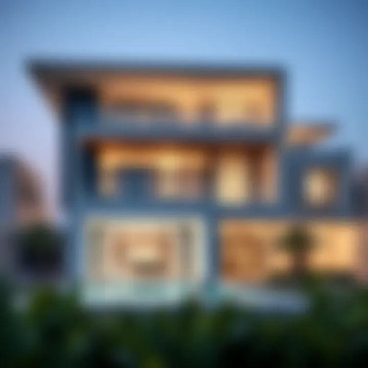 Modern Architectural Elegance in Al Wasl Luxurious villa in Al Wasl showcasing modern architecture