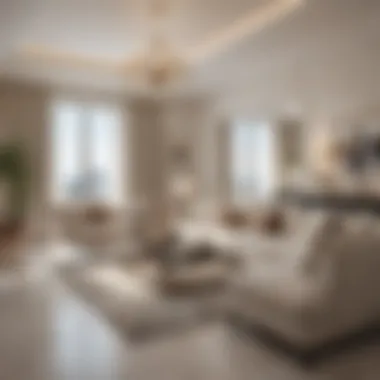 Elegant Interior Design of a Two-Bedroom Apartment Luxurious interior of a two-bedroom apartment