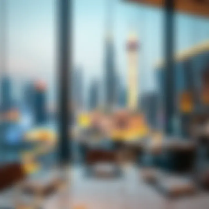 Breathtaking Views from Annabelle Stunning view of Dubai Mall from within Annabelle