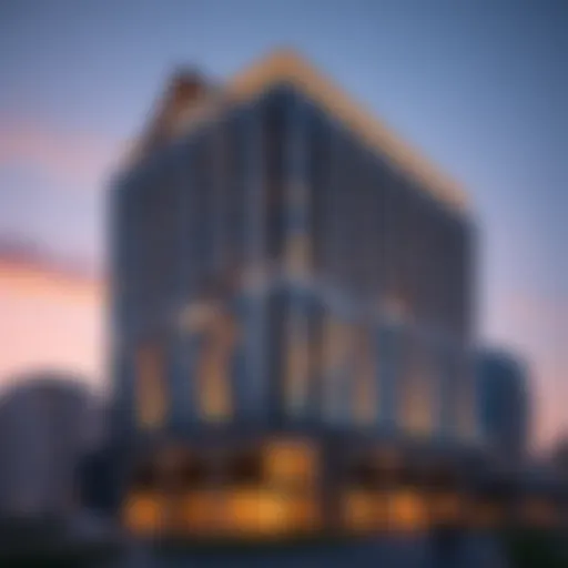 Stunning exterior view of Ansam Building showcasing modern architecture