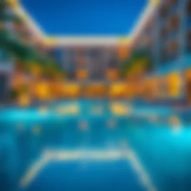 High-end amenities including a pool and fitness center at Avani Palm View