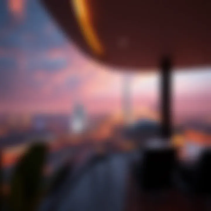 Breathtaking Views from Azizi Building Scenic views from Azizi Building balcony