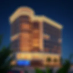 Stunning exterior view of Azizi Building