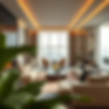 Luxurious interior of a residential unit in Botanica Tower