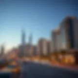 Stunning skyline of Bur Dubai showcasing modern architecture