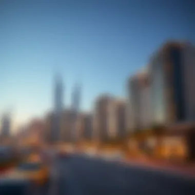 Stunning skyline of Bur Dubai showcasing modern architecture