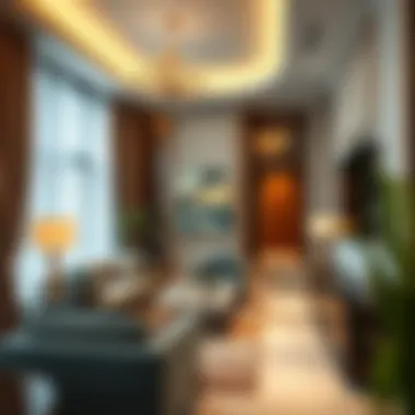 Elegant interior design of a residential unit in Churchill Tower