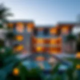 Luxurious villa with modern architecture in Dubai