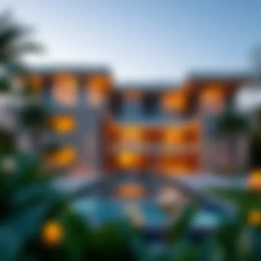 Luxurious villa with modern architecture in Dubai