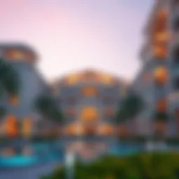 A stunning view of Equiti Gate showcasing its architectural elegance