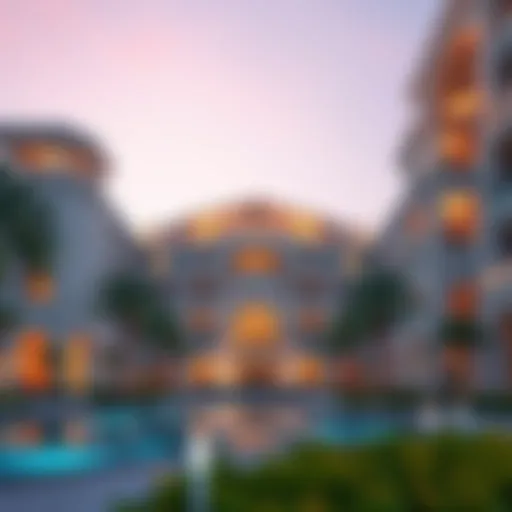 A stunning view of Equiti Gate showcasing its architectural elegance