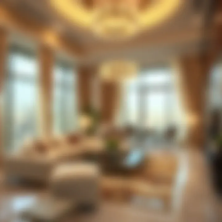 Luxury Living: The Allure of Dubai's Freehold Apartments Luxurious apartment interior representing high-end living in Dubai
