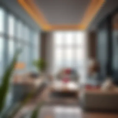 Modern apartment interior in Jebel Ali showcasing elegant design