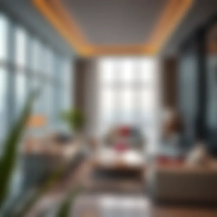 Modern apartment interior in Jebel Ali showcasing elegant design