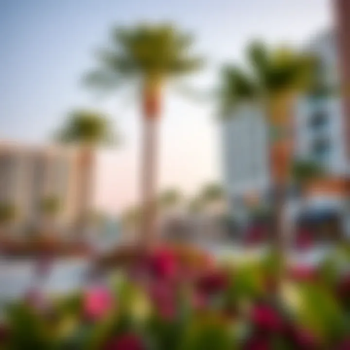 Community amenities in Jebel Ali such as parks and fitness centers