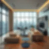 Luxurious living room at Jumeirah Living