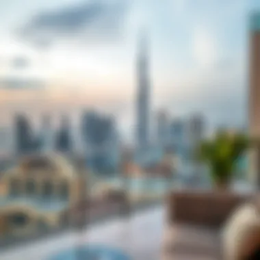 Stunning skyline view from the residence