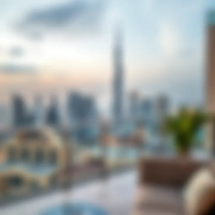 Stunning skyline view from the residence