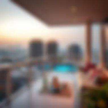 Stunning Balcony Views at Lilac Residence Panoramic view from the balcony of Lilac Residence