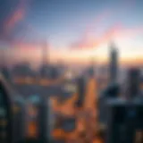 Stunning skyline view of Dubai's luxury apartments