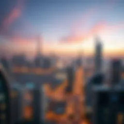 Stunning skyline view of Dubai's luxury apartments