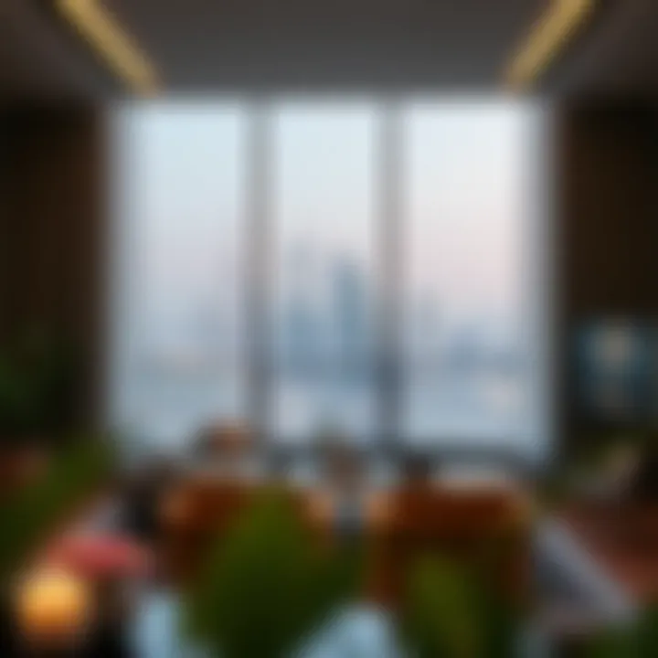 High-end amenities in a luxury studio apartment