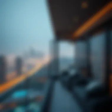 Picturesque views from a balcony in Manazil Al Mankhool overlooking Dubai