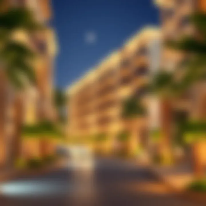 Charming streets of Mankhool lined with luxury apartments