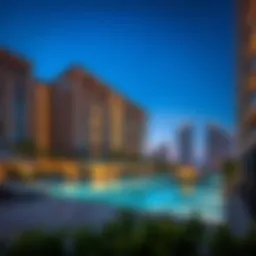 Stunning architectural design of Marriott Residences