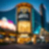 Exterior view of Dubai Hills Mall showcasing luxury design
