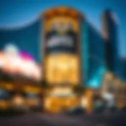 Exterior view of Dubai Hills Mall showcasing luxury design