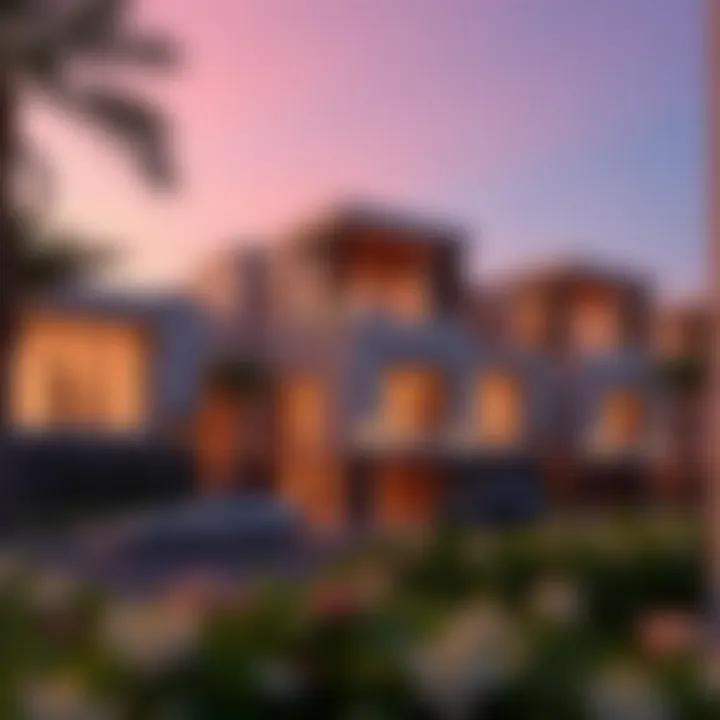 Stunning exterior view of Montrell by Azizi showcasing modern architecture