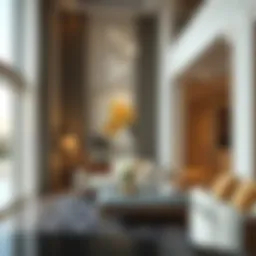 Sophisticated interior of a Nakheel apartment