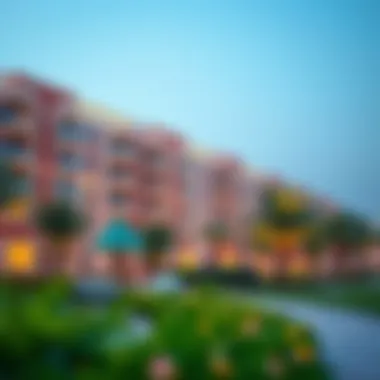 Vibrant Community Park Near Nakheel Apartments Vibrant community park near Nakheel apartments