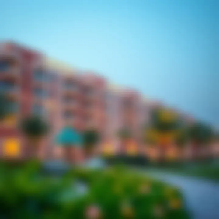 Vibrant Community Park Near Nakheel Apartments Vibrant community park near Nakheel apartments