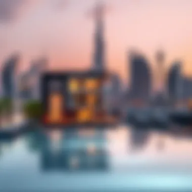 Olivia Residence and Dubai Skyline Scenic location of Olivia Residence surrounded by Dubai's vibrant skyline