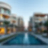 A breathtaking view of Olivia Residence showcasing its modern architectural design