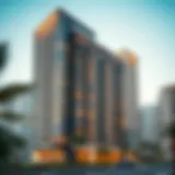 Stunning architectural facade of Olivia Residences